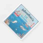 ボートとアンダーザシーウォーターカラーボーイ誕生日 (コーナー)