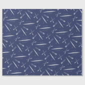 ボートとオール、ローワークール ラッピングペーパー (フラット)
