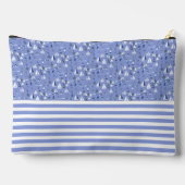 ボートとストライプモノグラ航海のム アクセサリーポーチ (裏面)