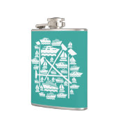 ボートとホテル フラスク (左)