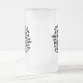 ボートとホテル フロストグラスビールジョッキ (中央)