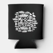 ボートとホテル 缶クーラー (正面)