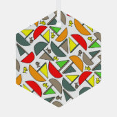 ボートと魚 ガラスオーナメント (裏面)