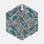 ボートと魚 ガラスオーナメント (裏面)