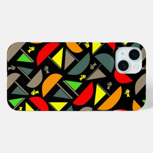 ボートと魚 Case-Mate iPhoneケース (裏面 (横))