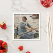 ボートに乗ったミルクメイド(アルバート・エーデルフェルト) スタンダードカクテルナプキン (インサイチュ)