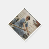 ボートに乗ったミルクメイド(アルバート・エーデルフェルト) スタンダードカクテルナプキン (角)
