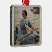 ボートに乗ったミルクメイド(アルバート・エーデルフェルト) メタルオーナメント (右)