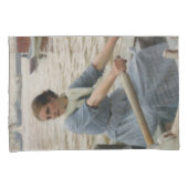 ボートに乗ったミルクメイド（アルバート・エーデルフェルト） 枕カバー (正面右)