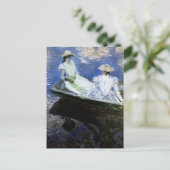 ボートに乗った少女たち ポストカード (スタンド正面)