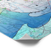 ボートに乗ってる ポスター (角)