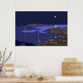 ボートに乗ってる ポスター (キッチン)