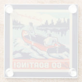 ボートに行こう ガラスコースター (裏面)