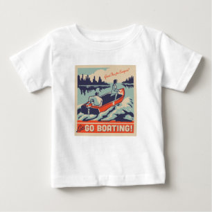 ボートに行こう ベビーTシャツ