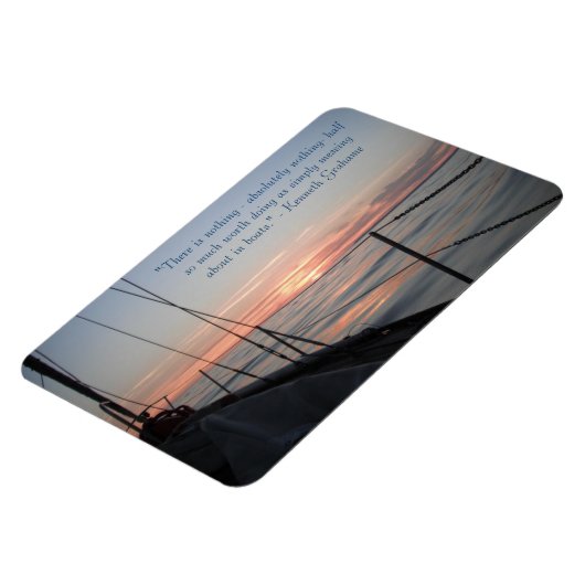 ボートのまわりに磁石の中で粉々 マグネット (左側)