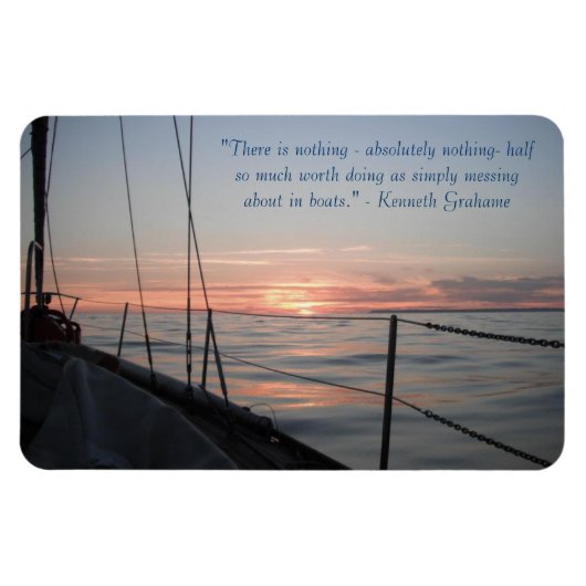 ボートのまわりに磁石の中で粉々 マグネット (横)