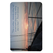 ボートのまわりに磁石の中で粉々 マグネット (縦)