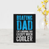 ボートのキャプテン ボートパパ 父の日 カード (黄色い花)