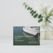 ボートのクリーニングの名刺 名刺 (スタンド正面)