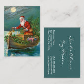 ボートのサンタクロース 名刺 (正面/裏面)