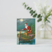 ボートのサンタクロース 名刺 (スタンド正面)