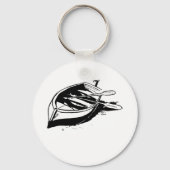 ボートのスケッチ キーホルダー (正面)