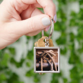 ボートのタイに結ばれるロープ キーホルダー (手)