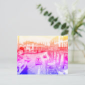 ボートのデジタル効果のスタイル"impression" シーズンポストカード (スタンド正面)