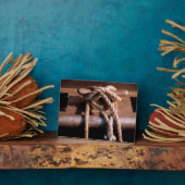 ボートのネクタイに結ぶロープ フォトプラーク (側面)