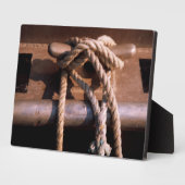 ボートのネクタイに結ぶロープ フォトプラーク (側面)