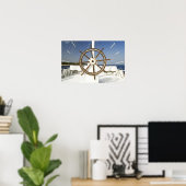 ボートのハンドル ポスター (ホームオフィス)