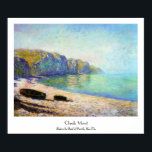 ボートのビーチでPourville, Low Tide Monet ポスター<br><div class="desc">YOU MAY LIKE: com com com com com com</div>