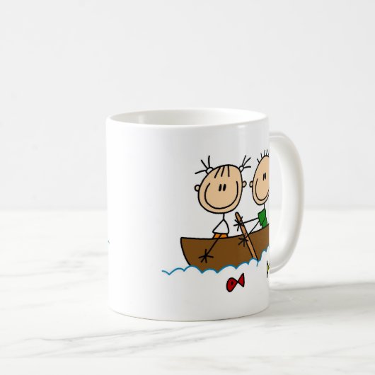 ボートのマグの採取 コーヒーマグカップ (正面右)