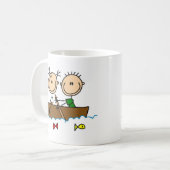 ボートのマグの採取 コーヒーマグカップ (正面左)