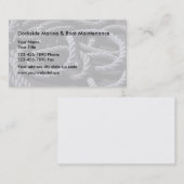 ボートのマリーナの名刺 名刺 (正面/裏面)