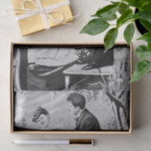 ボートのロマンチックなヴィンテージの恋人 薄葉紙 (ギフト)