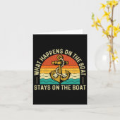 ボートの上で何が起こるか – Boati カード (黄色い花)