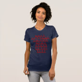 ボートの上で何が起こるか Tシャツ (正面フル)