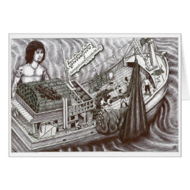 ボートの上のVannakの死んだ目カード