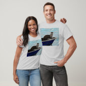 ボートの中のオタ絵を描ー Tシャツ (ユニセックス)