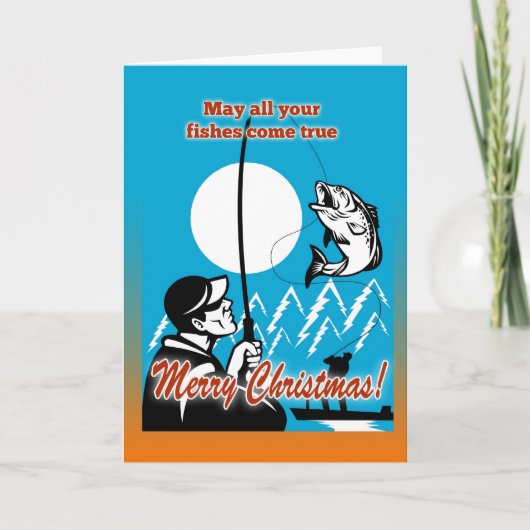 ボートの伝染性のオオクチバスのはえの漁師 シーズンカード (正面)