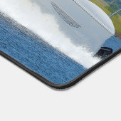 ボートの写真と名前 デスクマット (コーナー)