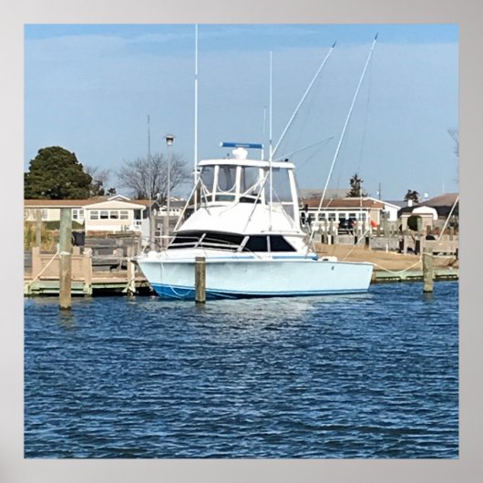 ボートの写真 ポスター (正面)