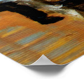 ボートの反射 ポスター (角)