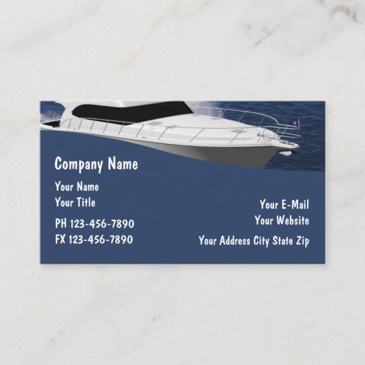 ボートの名刺 名刺 (正面)