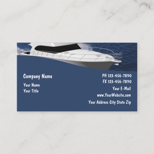 ボートの名刺 名刺 (正面)