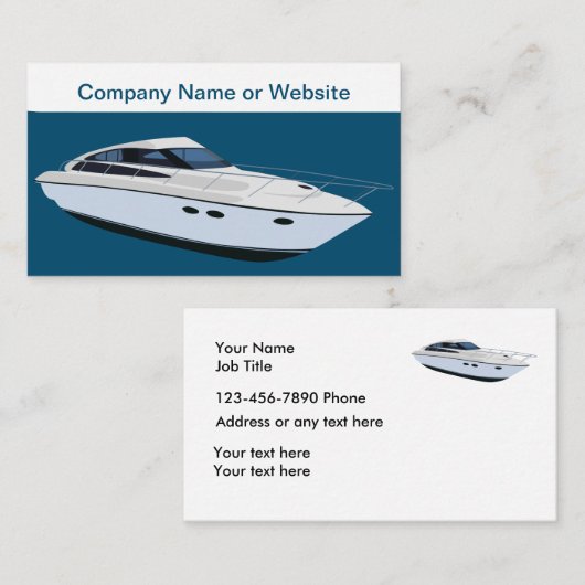 ボートの名刺 名刺 (正面/裏面)