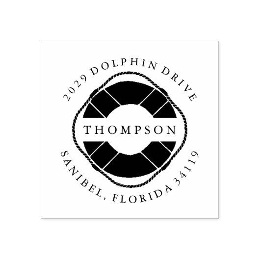 ボートの寿命 ラバースタンプ (インプリント)