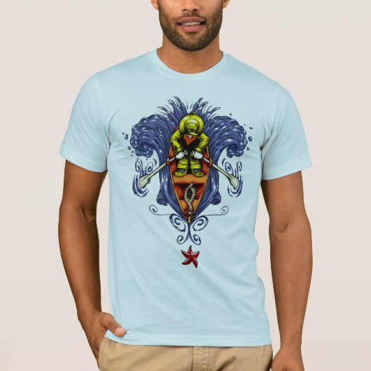 ボートの小さい人 Tシャツ (正面)