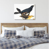 ボートの尾の付いた足袋 キャンバスプリント (インサイチュ (寝室))